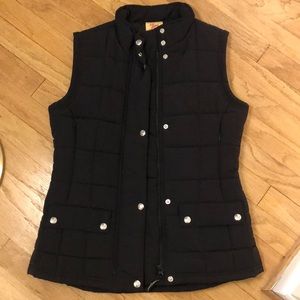 NWT Black Vest